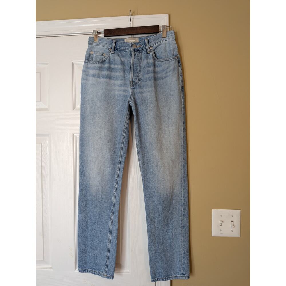Everlane The 90s Cheeky Jean Organic Cotton Size 26 Light Wash Straight Leg